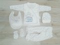 Турски бебешки комплект за изписване 5 части 100% памук, снимка 9