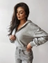 🧥 Дамски суичър с качулка и цип – Сив  | STBoutique 💎 , снимка 1