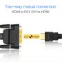 НОВ Кабел HDMI към DVI-D 24+1 Двупосочен 1080p Gold Мъжки-Мъжки Монитор HDTV PC PS3 XBOX DVD Кино , снимка 2