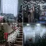 Външни коледни светлини Icicle IP65 с 400 LED, топло бяло, снимка 6
