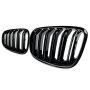 Решетки Бъбреци за BMW X6 E71 2008-2013г. Черен Гланц Двойни, снимка 3