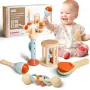 Монтесори дървени играчки за деца 5 части , снимка 5