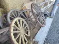 стари дървени колела, снимка 1