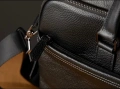 Мъжка изискана бизнес чанта за лаптоп15”/Луксозна и селективна, черна естест. кожа!, снимка 10