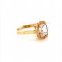 Златен дамски пръстен 2,88гр. размер:57 14кр. проба:585 модел:14288-3, снимка 3