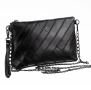 Модерна дамска чанта от ест. к. в елегантен дизайн с метлна дръжка за рамо тип синдцир 32/20см, снимка 5