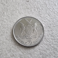Намибия. 10 и 50 цента. 2 бройки., снимка 5 - Нумизматика и бонистика - 44618212