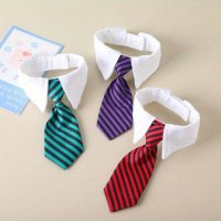 Раирана вратовръзка за домашен любимец 30 см., снимка 1 - За котки - 44481702