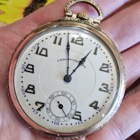 Джобен френски часовник  Chronometre, снимка 1 - Джобни - 41878038