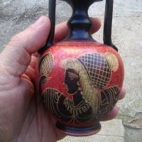 Древногръцка ваза амфора сувенир, снимка 1 - Вази - 44198492