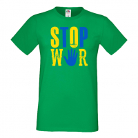 Мъжка тениска STOP WAR, снимка 5 - Тениски - 36125027