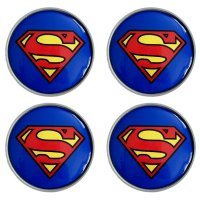 капачки за джанти супермен SUPERMAN сиви или черни 68мм, снимка 4 - Аксесоари и консумативи - 41463290