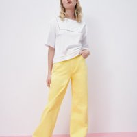 Zara-Нова блуза с перфорирана тъкан, снимка 4 - Тениски - 34257334