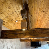 Ръчно изработена лампа, снимка 2 - Лампи за таван - 44763915