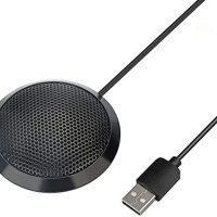 USB Нов Микрофон GABCHI: 360° Звук, Игри, Skype, Онлайн Срещи, снимка 1 - Микрофони - 44261938