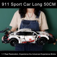 Страхотен моторизиран конструктор Porsche 911 SRS Super Racing, снимка 4 - Конструктори - 42079835