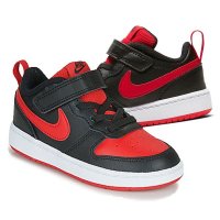 НАМАЛЕНИЕ!!!Бебешки спортни обувки NIKE COURT BOROUGH Черно с червено, снимка 3 - Бебешки обувки - 34023790