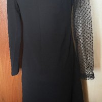 Черна рокля с интересен модел🍀❤️M/L(40)❤️🍀арт.5008, снимка 3 - Рокли - 41432940