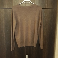 блуза с дълъг ръкав цвят мляко с какао мека, снимка 4 - Блузи с дълъг ръкав и пуловери - 36067278