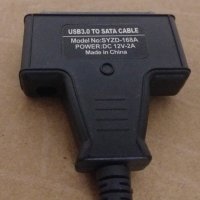 SATA към USB3 кабел, снимка 3 - Кабели и адаптери - 38915816