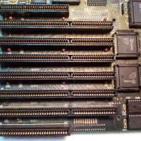 Платка дъно i286 с процесор и памет стар компютър , снимка 3 - Дънни платки - 41228833