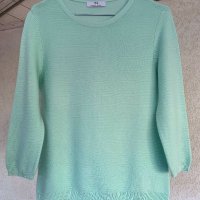 Прекрасна блуза PETER HAHN цвят мента, снимка 1 - Блузи с дълъг ръкав и пуловери - 39757996