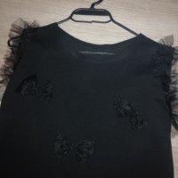 Черна модерна рокля, снимка 4 - Рокли - 41418090