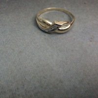 Златен пръстен с диамант, снимка 3 - Пръстени - 35563523