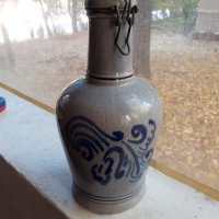 Голяма бутилка керамика, снимка 1 - Антикварни и старинни предмети - 34581721