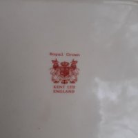 Порцеланов пепелник Royal Crown Kent LTD England, снимка 5 - Антикварни и старинни предмети - 34751923