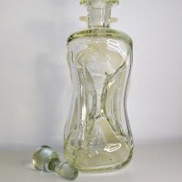 Антично шише от прозрачно стъкло "Kluk Kluk" - 0.5 литра, снимка 6 - Декорация за дома - 41770289