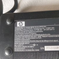 Оригинално зарядно захранване за лаптоп HP 18.5V 6.5A 120W, зарядно hp , Букса 5.5MM*2.5MM, снимка 3 - Кабели и адаптери - 39955909