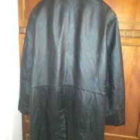 Mанто/палто/ от естествена кожа марка JCC The leather company XL, снимка 5 - Палта - 41490910