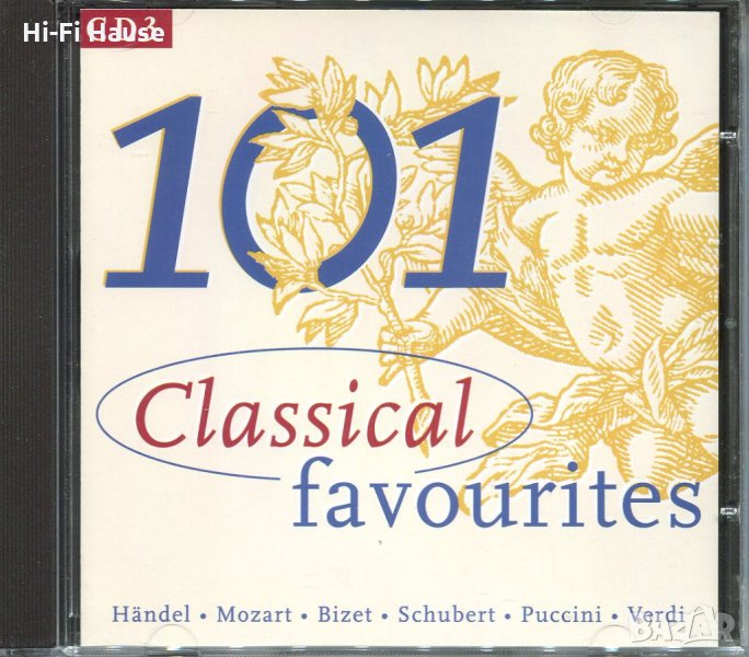 101 Classical Favourites-Hendel Mozart, Bizet,Schubert-2, снимка 1