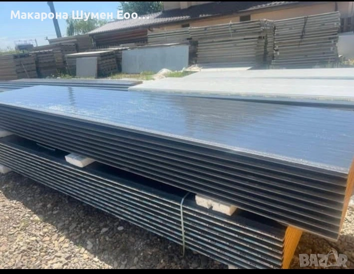 Стенен термопанел антрацит 40мм скрит монтаж , снимка 1