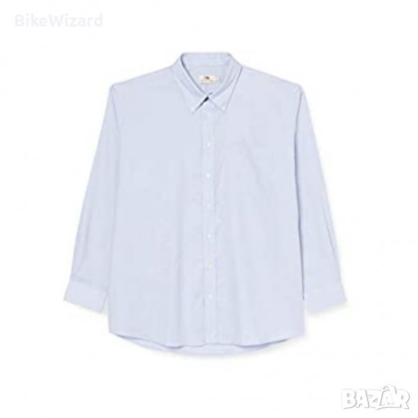 Fruit of the Loom Мъжка  риза Оксфорд (Оксфорд синьо), L НОВА, снимка 1