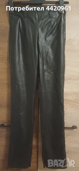 Дамски кожен панталон на Зара, снимка 1