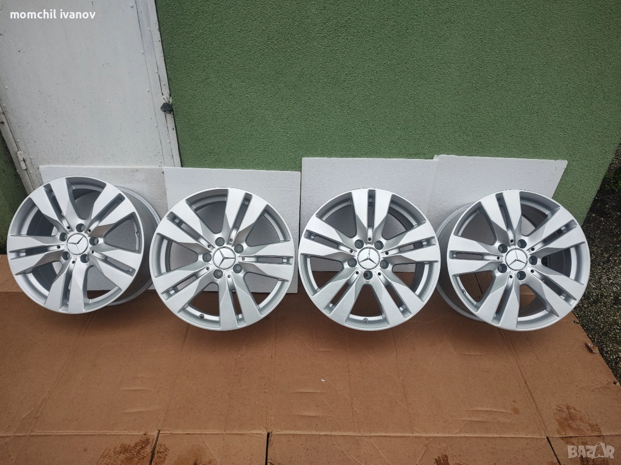 17" оригинални джанти за Мерцедес "BORBET", спорт пакет, 5х112 с ц.о. 66,6, снимка 1