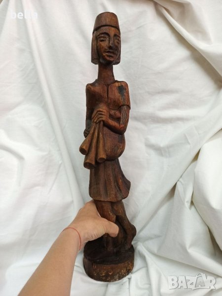 МАСИВНА ДЪРВЕНА ПЛАСТИКА , снимка 1