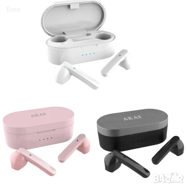 Безжични слушалки с Bluetooth версия 5.0, BTE-J10W, BTE-J10B, BTE-J10P, снимка 1