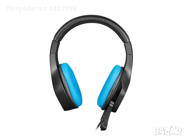 Слушалки, Fury Gaming Headset Phantom Black-Blue, снимка 1