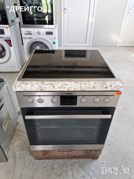📛ФУРНА ЗА ВГРАЖДАНЕ СЪС СТЪКЛОКЕРАМИЧЕН ПЛОТ AEG + ШКАФ📛, снимка 1