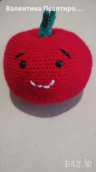 Домат амигуруми на една кука , снимка 1