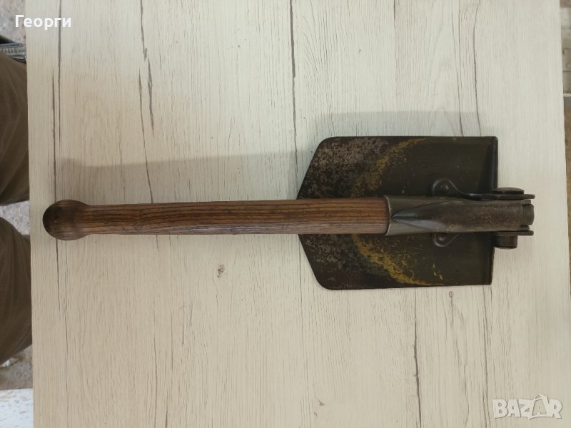 Стара Немска Военна сгъваема Лопатка, снимка 1