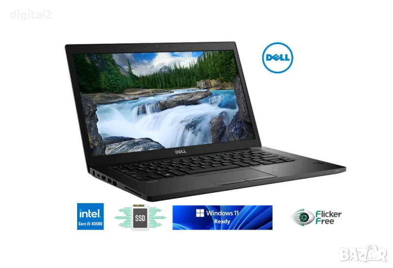 Dell Latitude E7400 14"IPS Core i5-8265U 8GB DDR4 NvMe SSD 2г.Гаранция, снимка 1