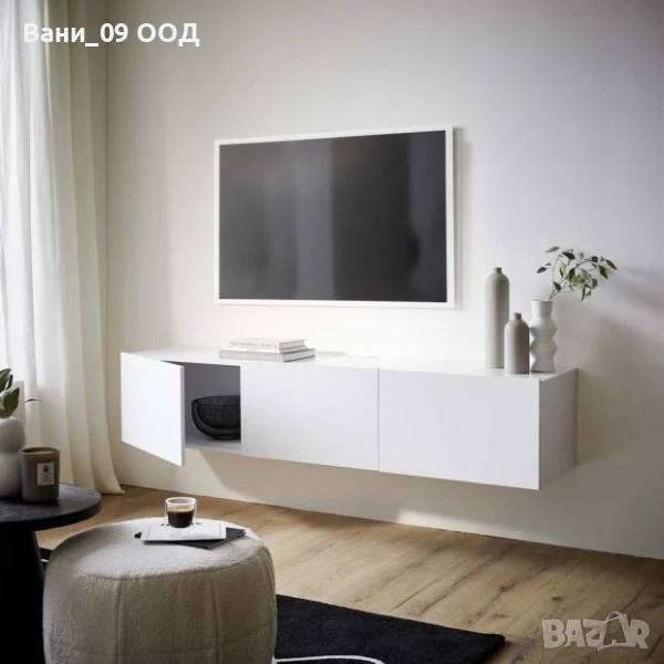 Модерен тв шкаф за стенно окачване, снимка 1