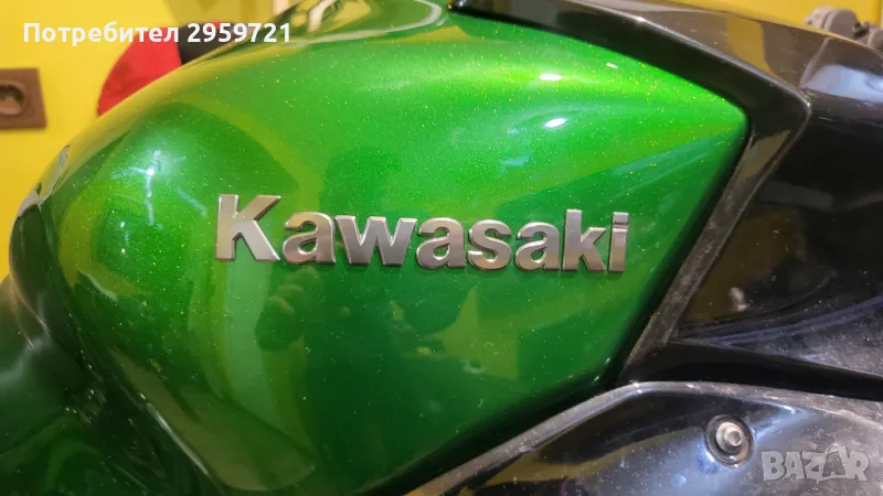 Kawasaki ninja h2 turbo logo, каназаки нинджа н2 турбо надпис , снимка 1