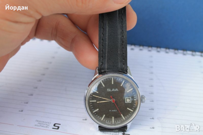 СССР мъжки часовник  ''Слава'' 36мм , снимка 1