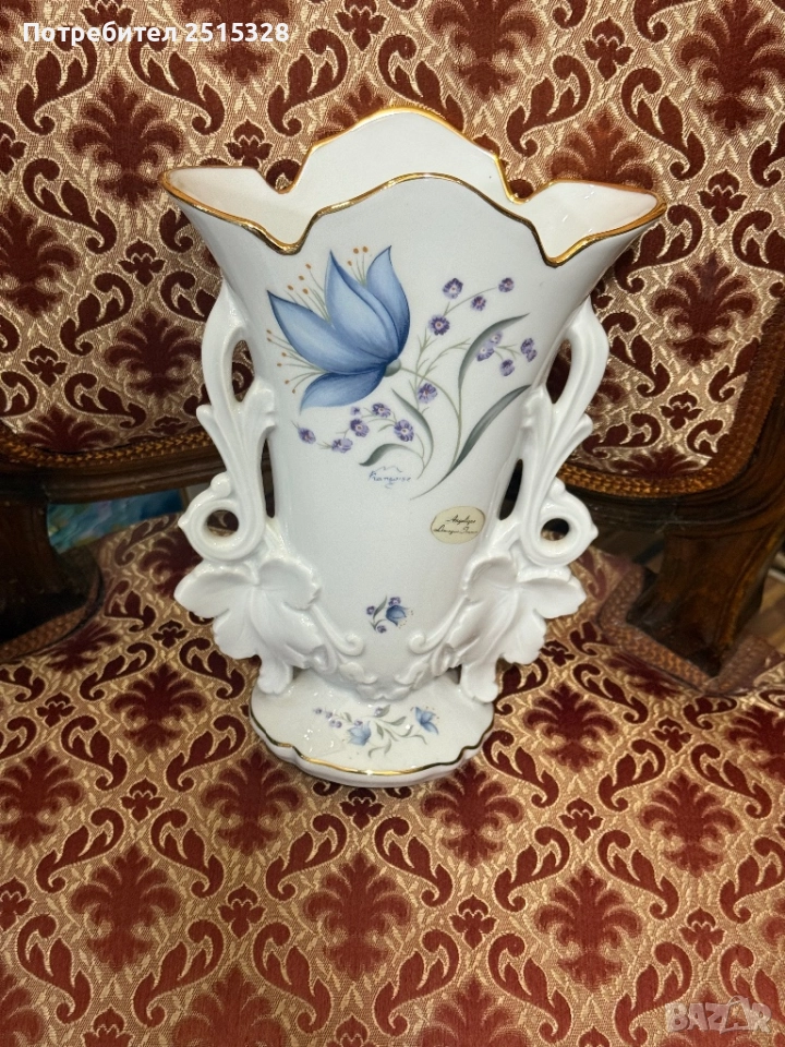 красива голяма порцеланов  ваза Limoges, снимка 1