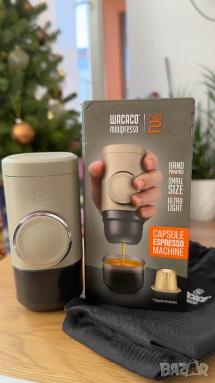 Преносима кафемашина Wacaco Minipresso NS2 - Нова, снимка 1